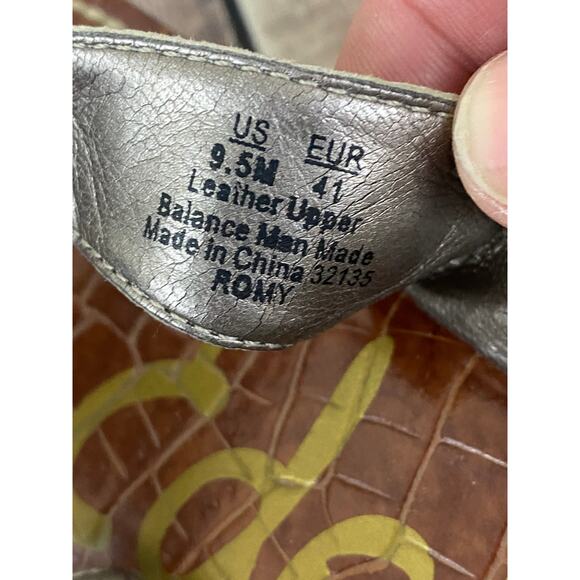 Sam Edelman Romy Wedge Cork Side Leather Upper Sandals Womens Size 9.5 - Picture 9 of 10